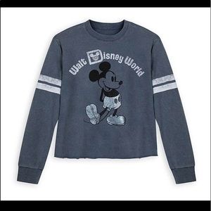 NWT Disney Cropped Long Sleeve